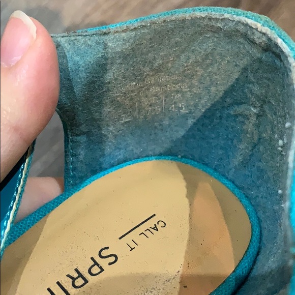 Turquoise wedges - Picture 3 of 3